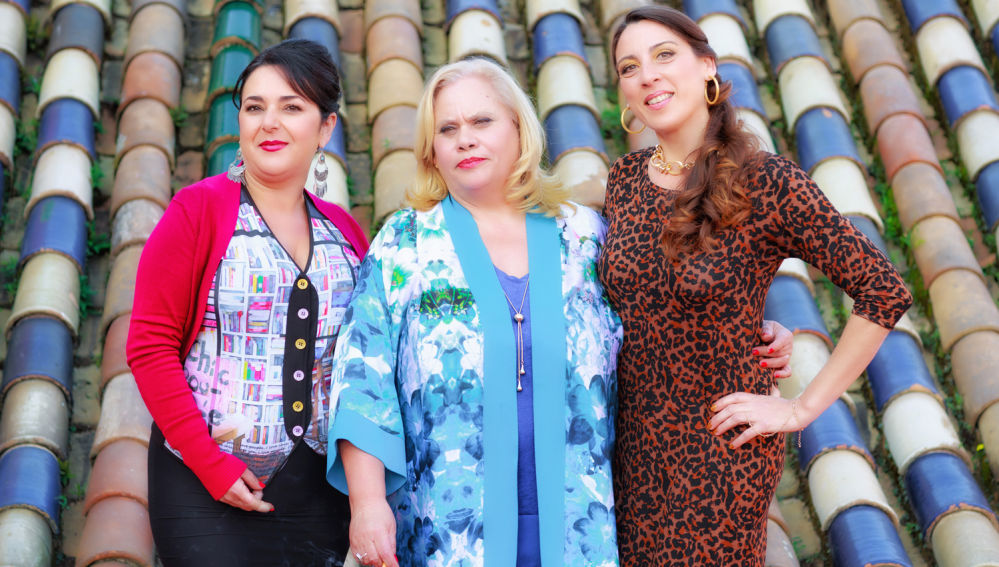 Carmina Barrios, Carmen Frigolet y Antonia Gómez, las vecinas en 'Allí Abajo'